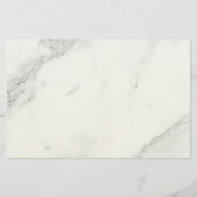 White Marble Stationery (Front)