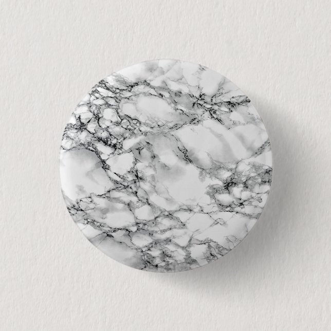 White Marble Stone Button (Front)