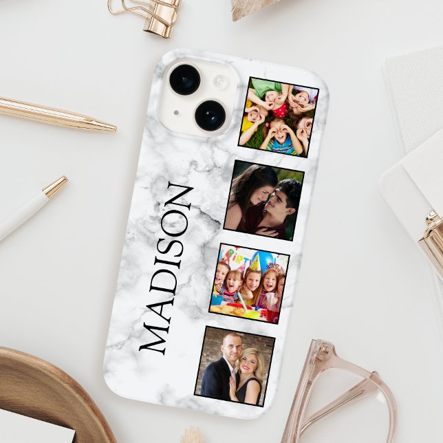 White Marble Stone Pattern iPhone Case (Creator Uploaded)