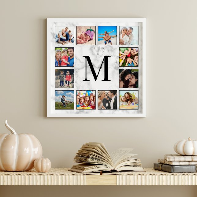 White Marble Stone Pattern Photo Print (Creator Uploaded)