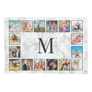 White Marble Stone Pattern Pillowcase