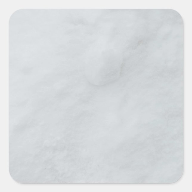 White Marble Stone Square Stickers (Front)