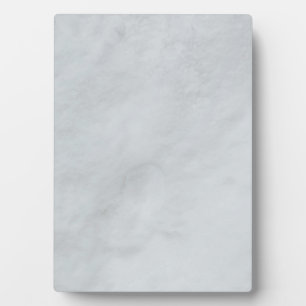 White Marble Stone Tabletop Plaque with Easel