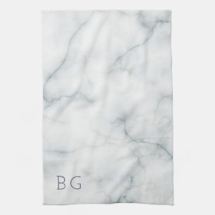 white marble stone tea towel