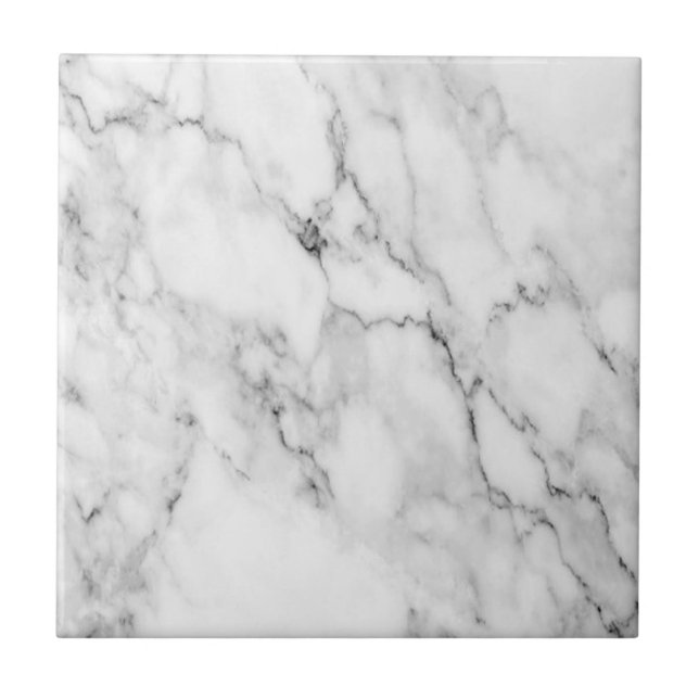 White Marble Style Ceramic Tile (Front)