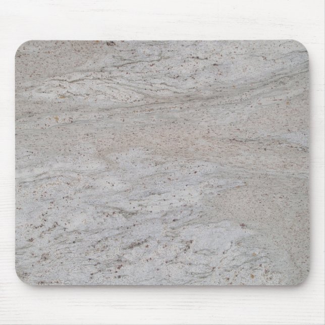 White Marble Swirled Mousepad (Front)
