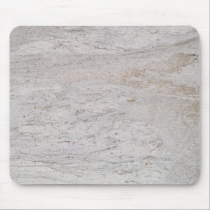 White Marble Swirled Mousepad