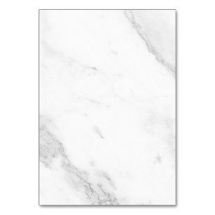 White Marble Table Number