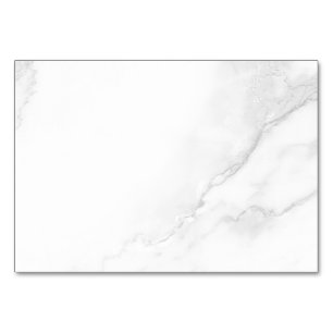 White Marble Table Number