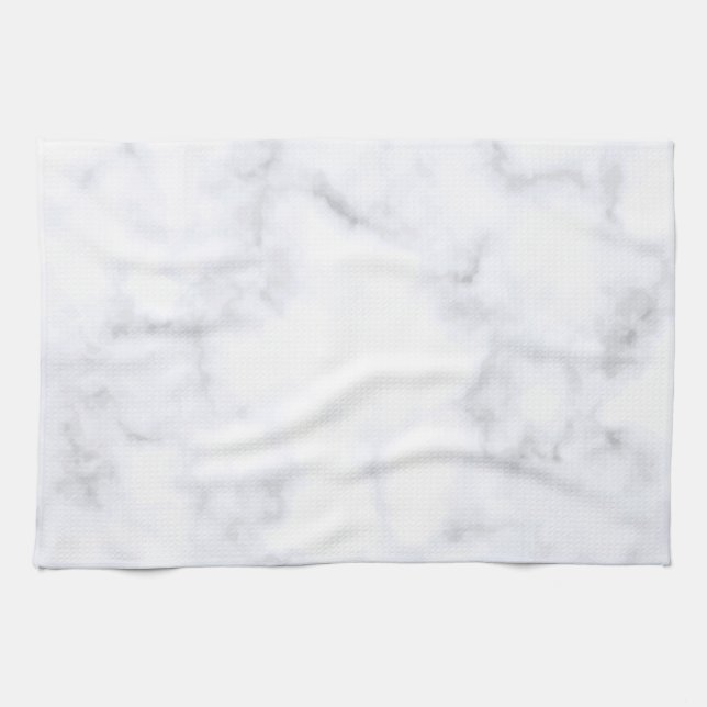 White Marble Tea Towel (Horizontal)