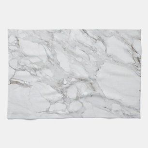 white marble tea towel
