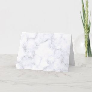 White Marble Texture Card