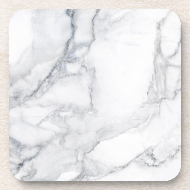 White marble texture coaster (Front)