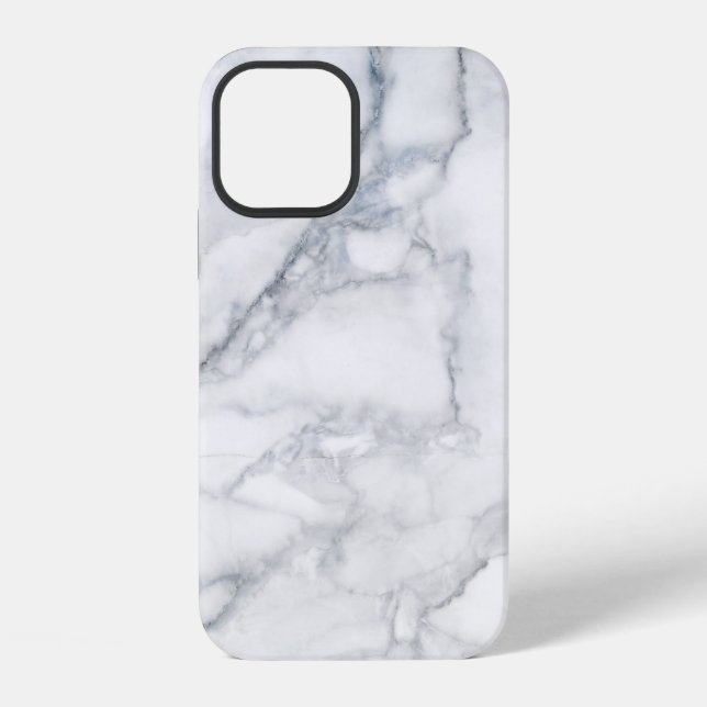White Marble Texture iPhone Case (Back)