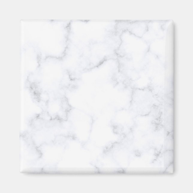 White Marble Texture Magnet (Front)
