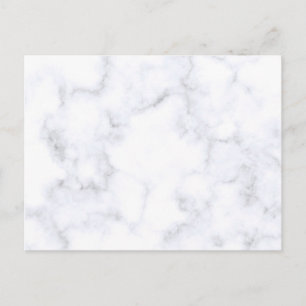 White Marble Texture Postcard