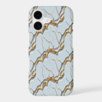 White Marble Texture with Cracked Gold Veins