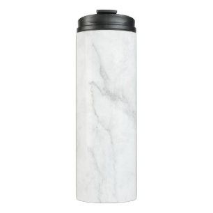  White Marble Thermal Tumbler