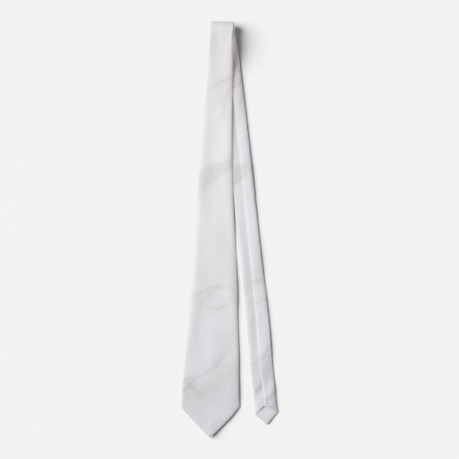 White Marble Tie (Front)