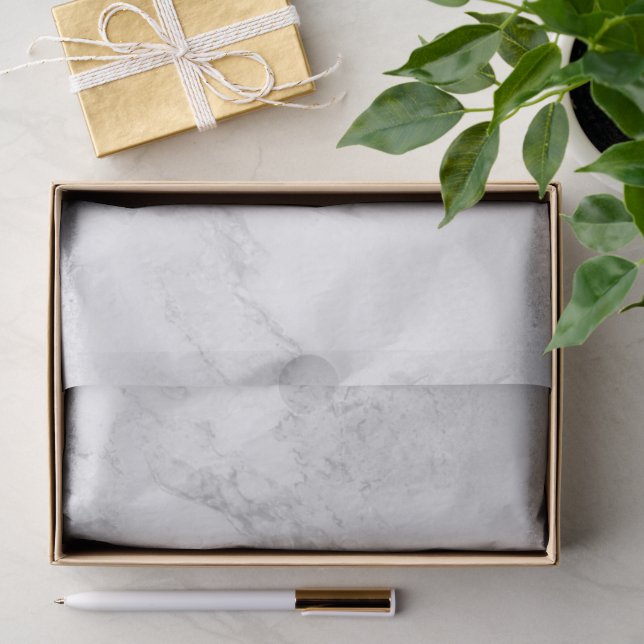 White Marble Tissue Paper (Gift)