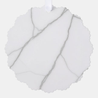 White Marble Tree Decoration Card