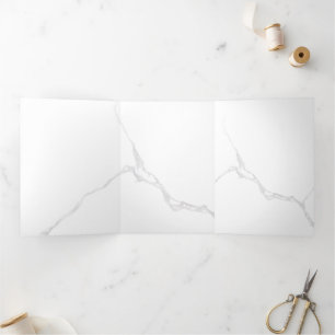 White Marble Tri-Fold Programme
