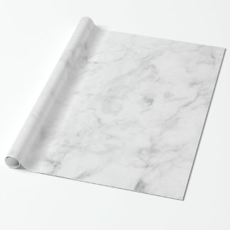 White Marble VII Wrapping Paper