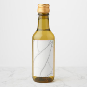 White Marble Wine Label