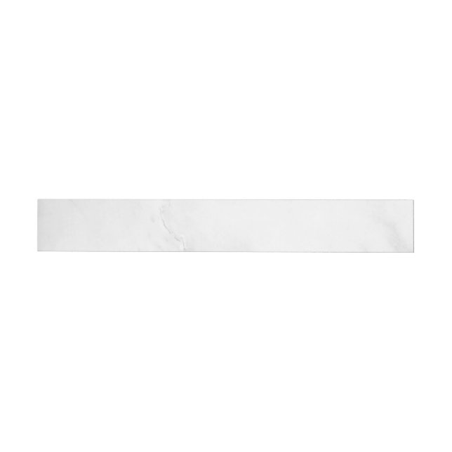 White Marble Wrap Around Label (Individual)