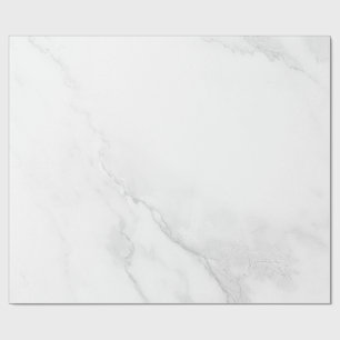 White Marble Wrapping Paper
