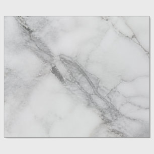 White Marble Wrapping Paper