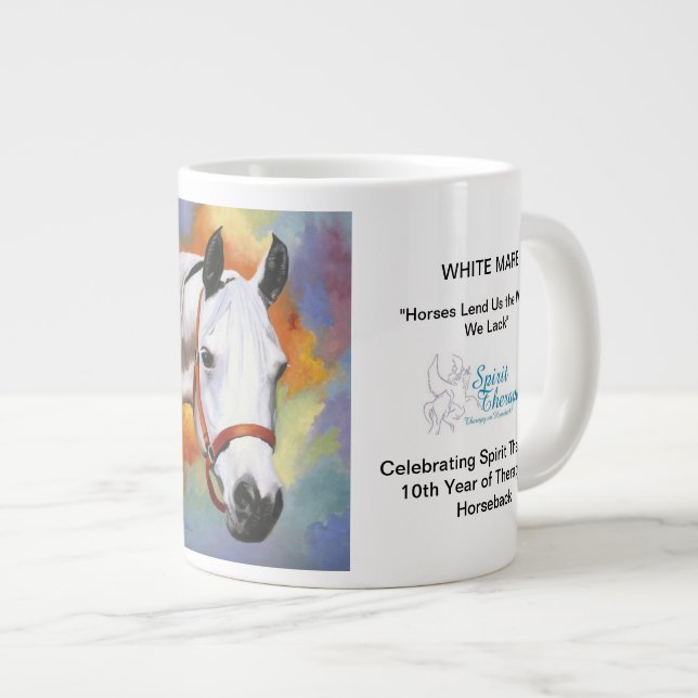 White Mare Commemorative Mug (Front Right)