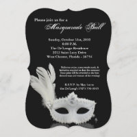 White Masquerade Ball Mask Costume Halloween Part