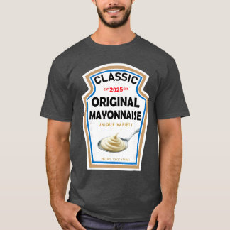 White Mayonnaise Halloween Costume Couples boy T-Shirt