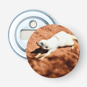 White Meerkat Stretching, Bottle Opener