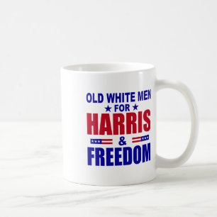 White Men For Harris And Freedom  Coffee Mug