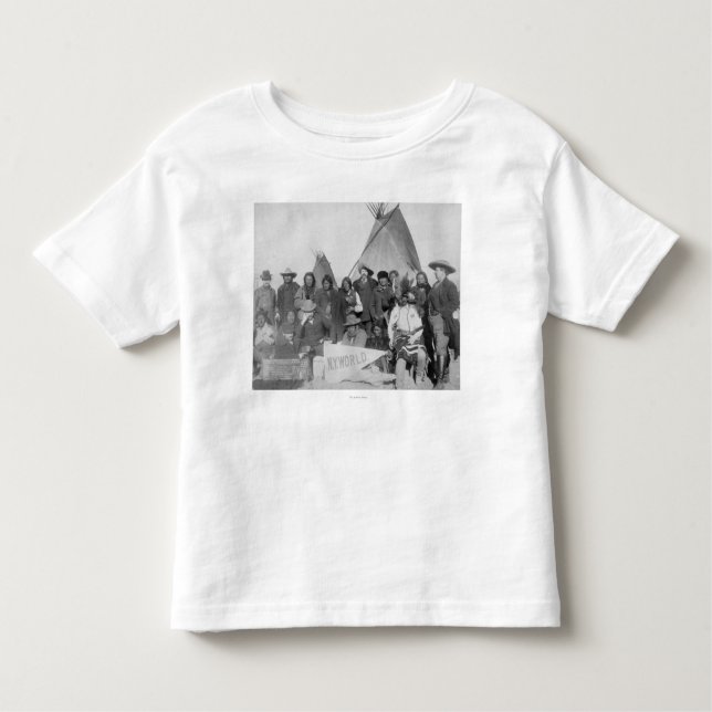 White Men (including Buffalo Bill) and Lakota Toddler T-Shirt (Front)