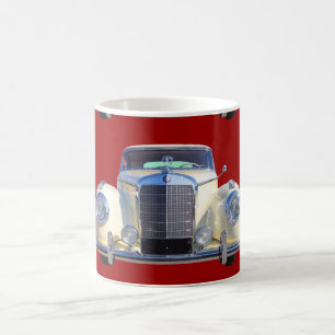 White Mercedes Benz 300 Luxury Car Coffee Mug