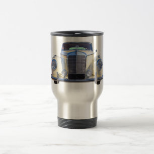 White Mercedes Benz 300 Luxury Car Travel Mug
