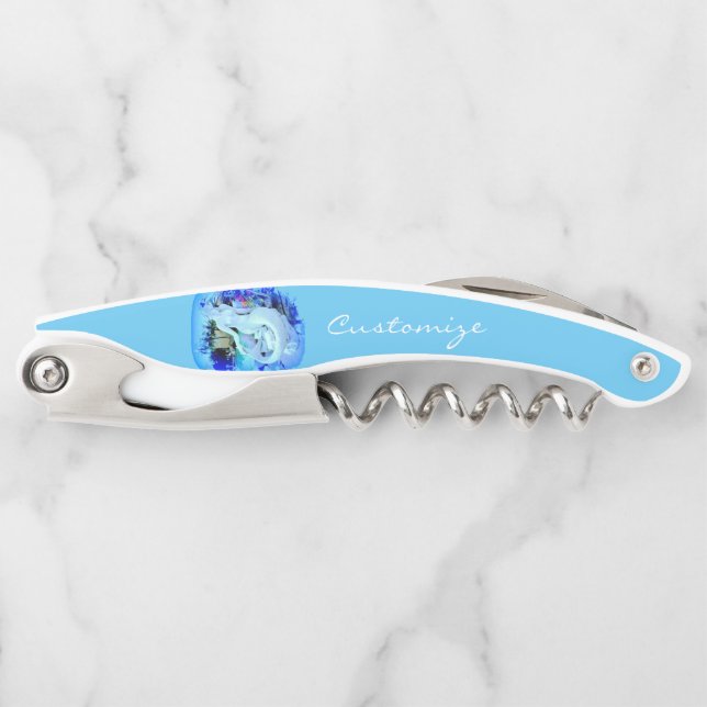 White Mermaid Sitting Thunder_Cove Corkscrew (Front)