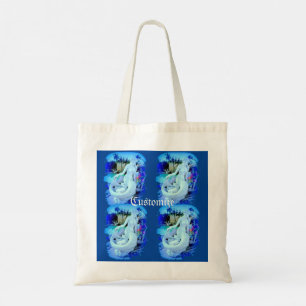 White Mermaid Sitting Thunder_Cove Tote Bag