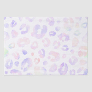 White Metallic leopard Pattern Tissue Paper