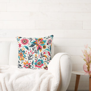 White Mexican Tasse Cushion