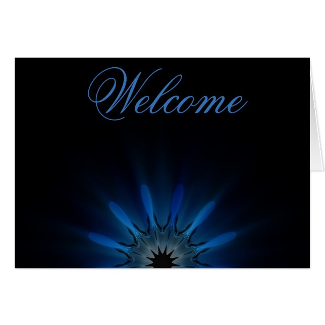 White Minimal Lotus Welcome Wishing (Front Horizontal)