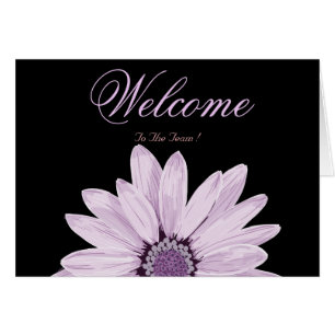 White Minimal Lotus Welcome Wishing