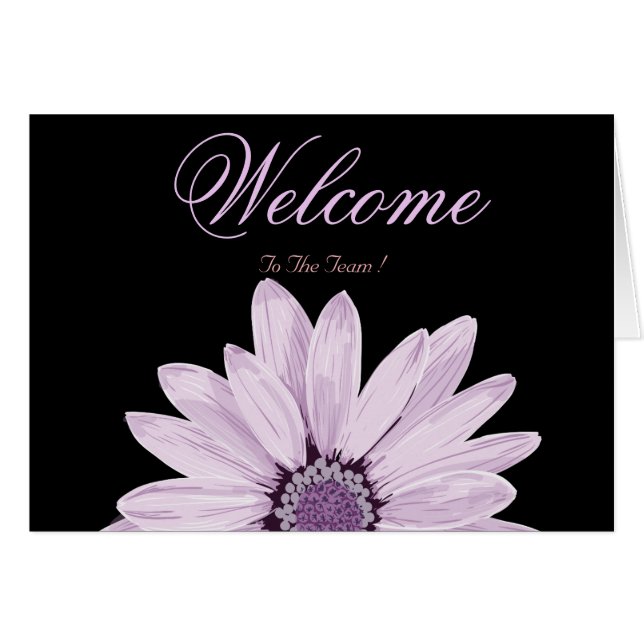 White Minimal Lotus Welcome Wishing (Front Horizontal)
