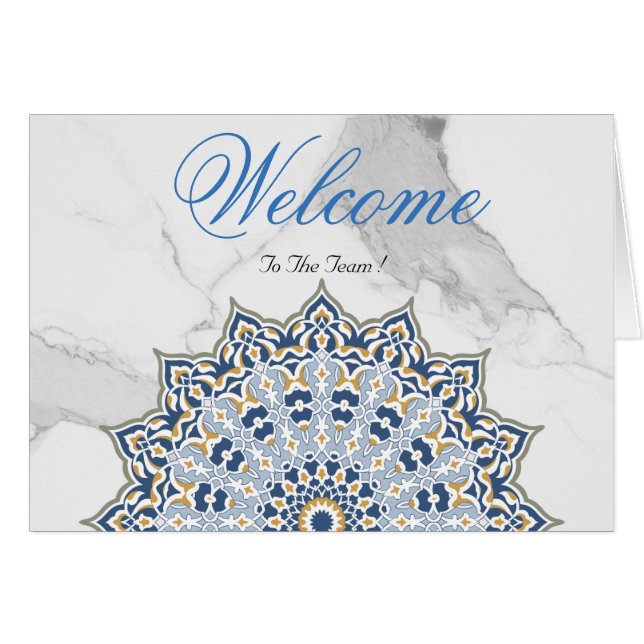 White Minimal Lotus Welcome Wishing (Front Horizontal)