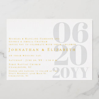 White Minimalist Bold Type Photo Wedding