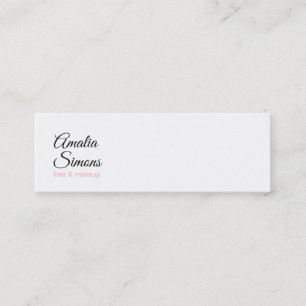 White Minimalist Business Cards