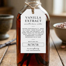 White Minimalist Vanilla Extract